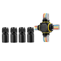 EW-P25X-3P X-Type 3-Pin Waterproof Connector