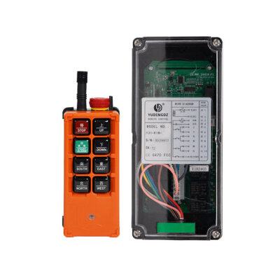 F21-E1B-JTS+ AC/DC 24V-440V Industrial Crane Wireless Remote Control Set + Emergency Stop - 1