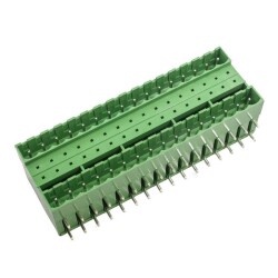 F85-5.08-16P 2x16 Pin 5.08mm 90C Pluggable Double Male Terminal Block