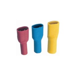 FDFD 5.5-250 Yellow Fully Insulated Female Faston Cable End 10 Pieces