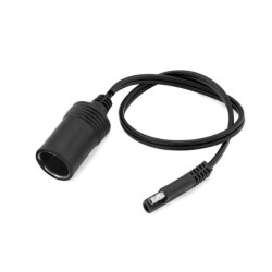 Female Vehicle Cigarette Lighter Socket P3 Solar SAE Socket Outlet - 1m Cable