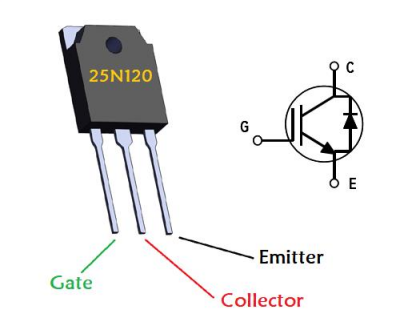 FGA25N120 - 1200V 25A IGBT Mosfet - TO-3P - 2