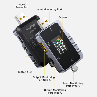 FNAC-28 2-in-1 Type-C+USB Test Cihazı - 3