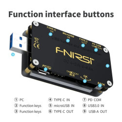 FNB48S Bluetooth USB Tester - Voltage and Current Meter - 3