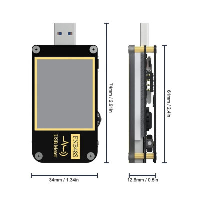FNB48S Bluetooth USB Tester - Voltage and Current Meter - 4
