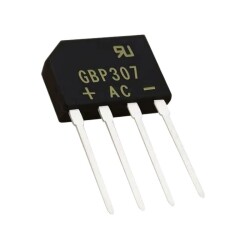 GBP307 - 3A 700V Tarak Tip Köprü Diyot