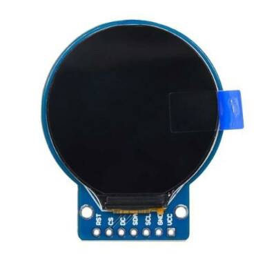GC9A01 1.28'' 240x240 Oled Grafik Lcd Ekran - Yuvarlak PCB - 2