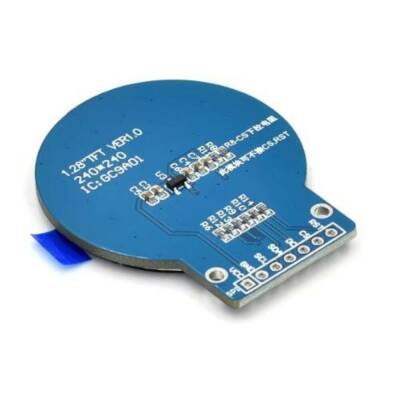 GC9A01 1.28'' 240x240 Oled Grafik Lcd Ekran - Yuvarlak PCB - 3