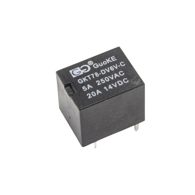 GKT78-DV6V-C 6V 20A Röle 5-Pin - 1