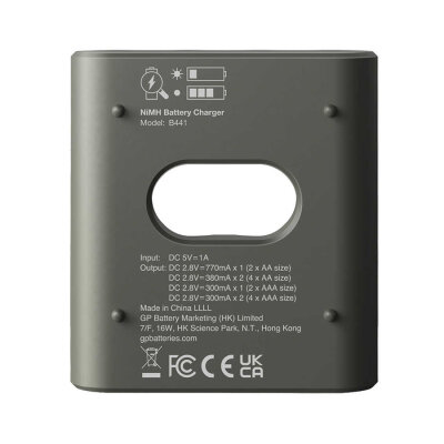 GP B441 USB 4-Port AA-AAA Battery Charger - 2