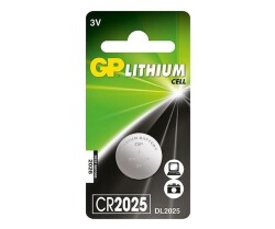 GP CR2025 3V Lithium Battery