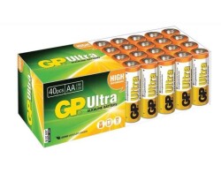 GP Ultra 40'lı AA Kalem Pil - Ekonomik Paket