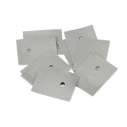 Gray TO-3P3 Plastic Insulator - Perforated - 10 Pieces