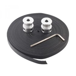 GT2 Belt - Pulley Set - 2 meters Belt and 2 Pulleys