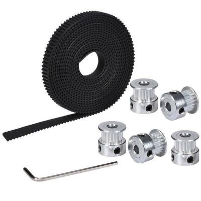 GT2 Kayış - Kasnak Seti - 5metre Kayış ve 5adet Kasnak - 1