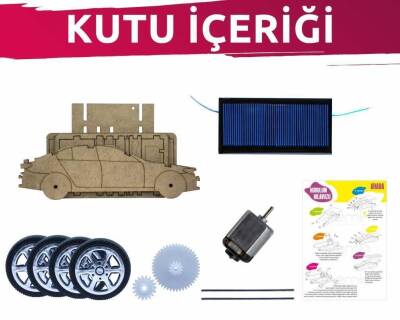 Güneş Enerjili Araba Solar Eğitim Kiti - 6