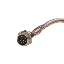 GX-16 10-Pin Wired Mike Connector - Male