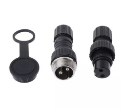 GX-16 2-Pin Waterproof Mike Connector