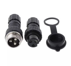 GX-16 3-Pin Waterproof Mike Connector