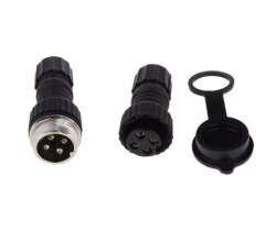 GX-16 4-Pin Su Geçirmez Mike Konnektör