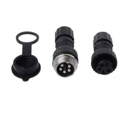 GX-16 5-Pin Waterproof Mike Connector