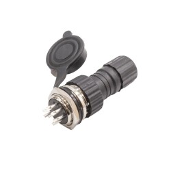 GX-16 7-Pin Waterproof Mike Connector - Panel Type