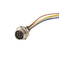 GX-16 7-Pin Wired Mike Connector - Male