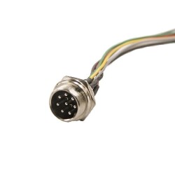 GX-16 8-Pin Mike Connector with Cable - Male