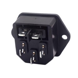 HD-901 Male Power Socket T85 On-Off Switch - 2