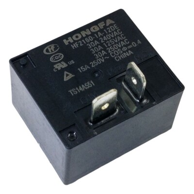 HF2160-1A-12DE 12V 30A Klima Rölesi 4-Pin - 1