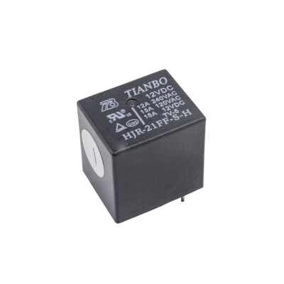 HJR-21FF-S-H 12V 15A Relay 4-Pin - 1