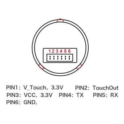 HLK-FPM383F Parmak İzi Tanıma Modülü + USB-TTL Seri Dönüştürücü - 2