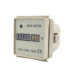 HM-1 220V Çalışma Süresi Sayacı - Hour Meter