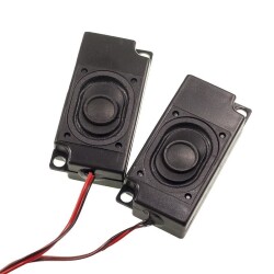 Hoparlör Çifti JST Soketli 70x33mm 8 ohm 8Ω 2W - 2