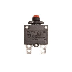 HT-01-A 10A Overcurrent Protective Circuit Breaker Fuse - Red