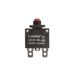 HT-01-A 20A Aşırı Akım Koruyucu Devre Kesici Sigorta - Kırmızı