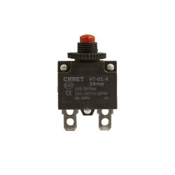 HT-01-A 3A Aşırı Akım Koruyucu Devre Kesici Sigorta - Kırmızı