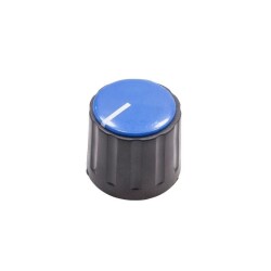 HT1600 21.5mm Top Clamp Potentiometer Knob Black-Blue