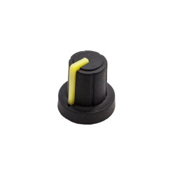 HT1621 16mm Potentiometer Knob - Black