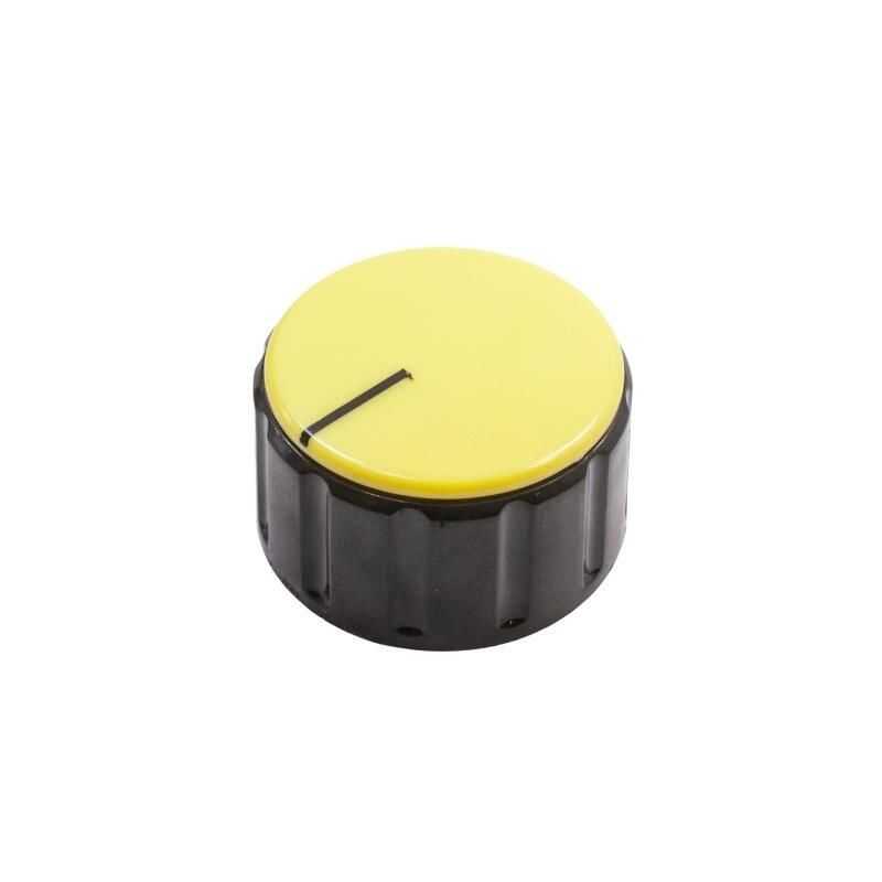 HT3000 37mm Üstten Sıkmalı Potansiyometre Düğmesi Siyah-Sarı