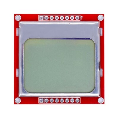 Nokia 5110 LCD Ekran - Kırmızı PCB - 2