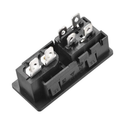 IEC C8 2-Pin Switched Power Socket - 2