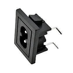 IEC320 C8 2-Pin Male Power Socket 90 Degrees - 2