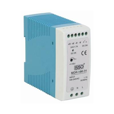 IMDR-100-24 - 100W 24VDC 4.5A Raya Montajlı Güç Kaynağı - 1