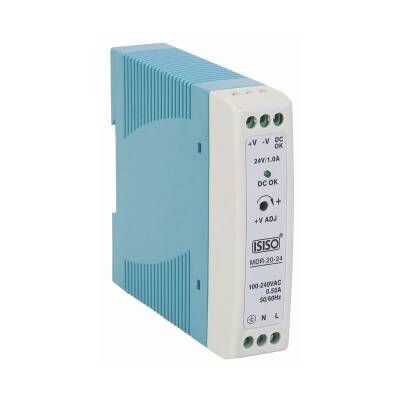 IMDR-20-05 - 20W 5VDC 3A Rail Mount Power Supply - 1