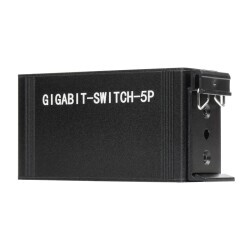 Industrial 5P Gigabit Ethernet Switch - Full-Duplex 10/100/1000M - 4