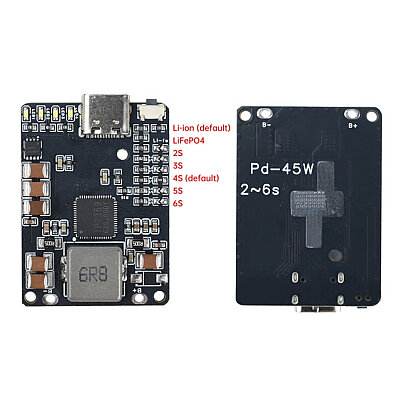 IP2369 2-6S 45W LiPo Pil Hızlı Şarj Modülü - 3
