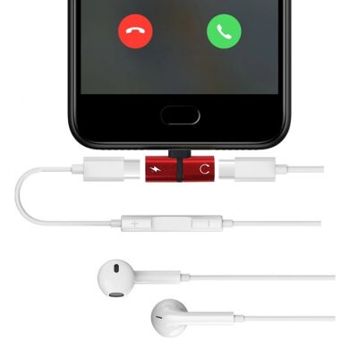 iPhone Lightning Şarj ve Kulaklık Soketi Dönüştürücü - 26mm - 2