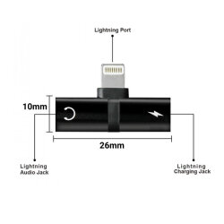 iPhone Lightning Şarj ve Kulaklık Soketi Dönüştürücü - 26mm - 3