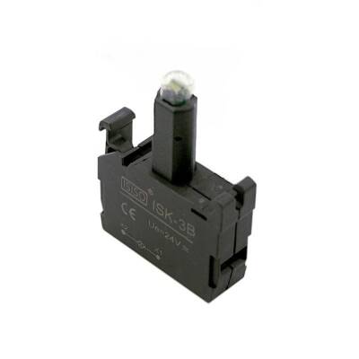 ISK-3B 24V Buton Işık Kontağı - Yeşil - 1
